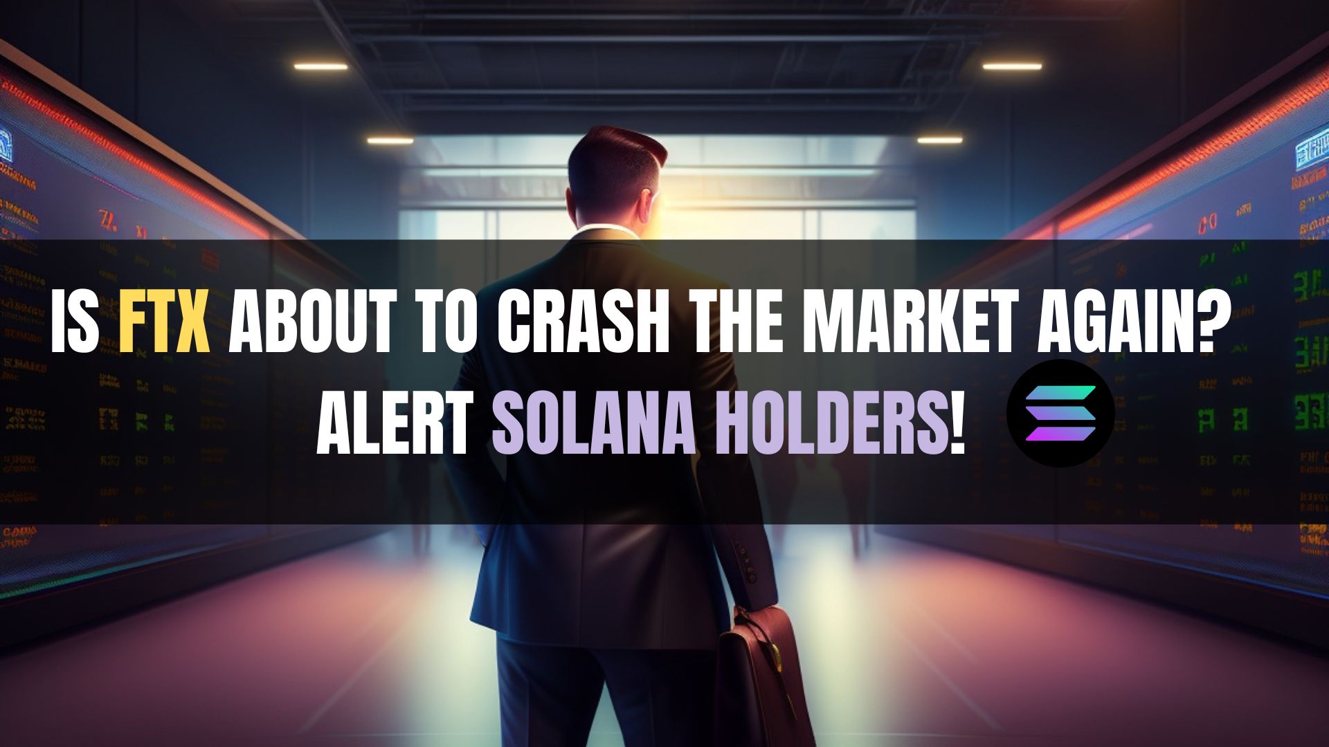 Is FTX about to CRASH the market again? Alert SOLANA holders!