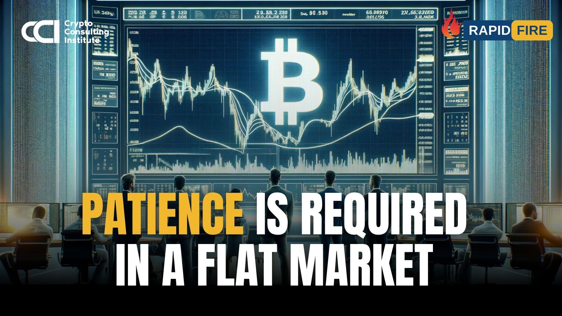Patience is required in a Flat market