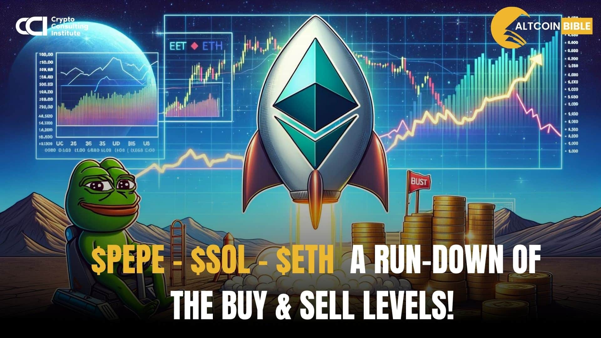 $PEPE – $SOL – $ETH  A run-down of the BUY & SELL levels!