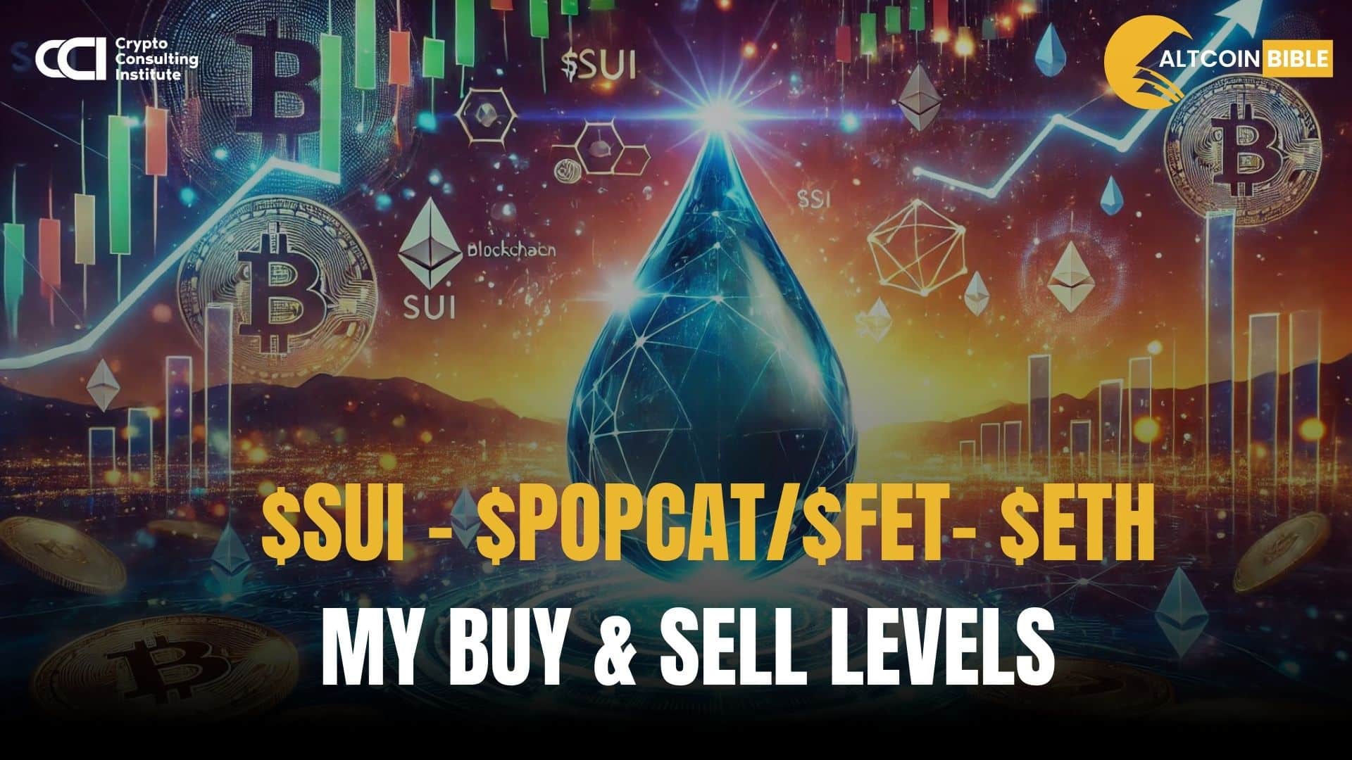 $SUI - $POPCAT/$FET- $ETH  My BUY & SELL levels