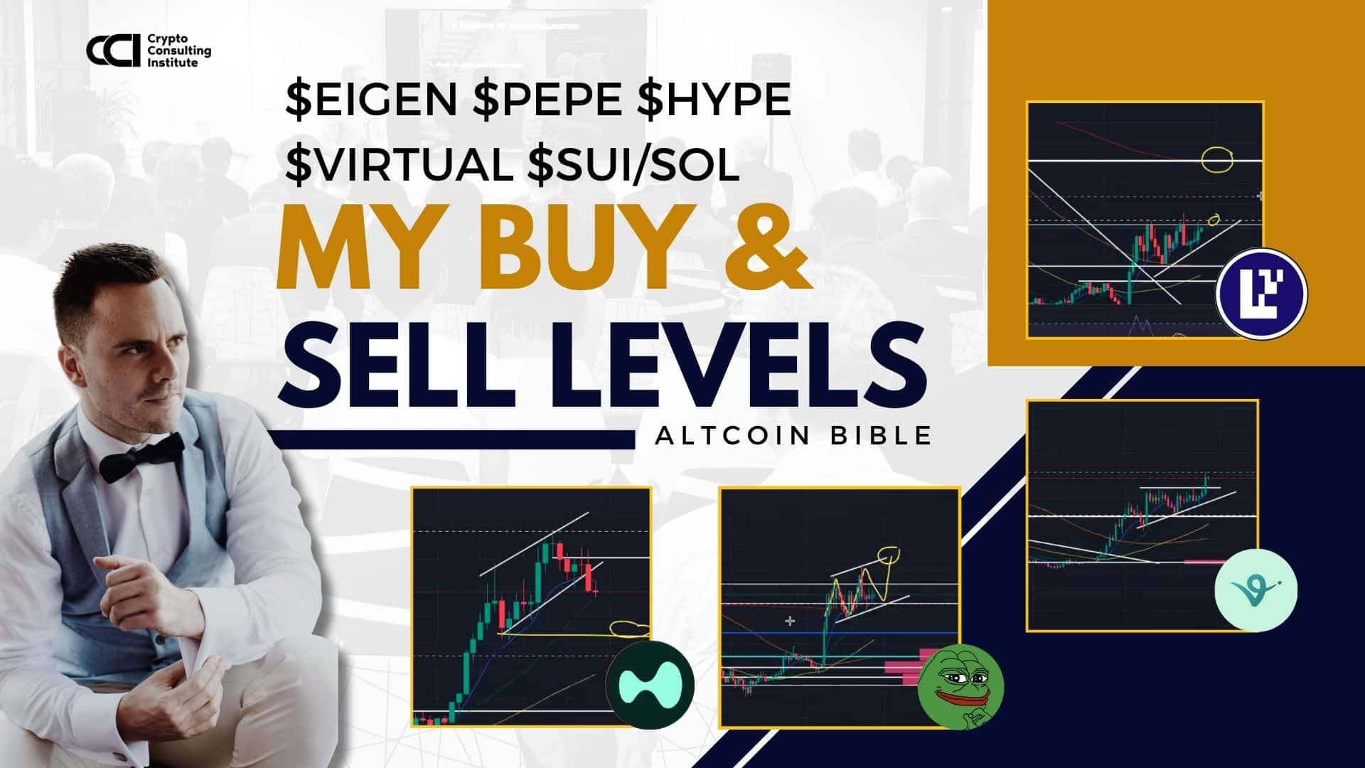 $EIGEN $PEPE $HYPE $VIRTUAL $SUI/SOL 🎯 My BUY & SELL levels